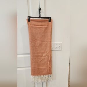 Elegant Tan Fringe Skirt